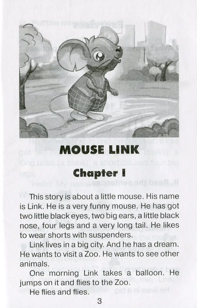Мишеня Лінк/Mouse Link. Читаю англійською - Зображення 2