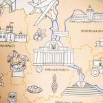 Моя Україна . Розкладна карта-розмальовка - Зображення 2