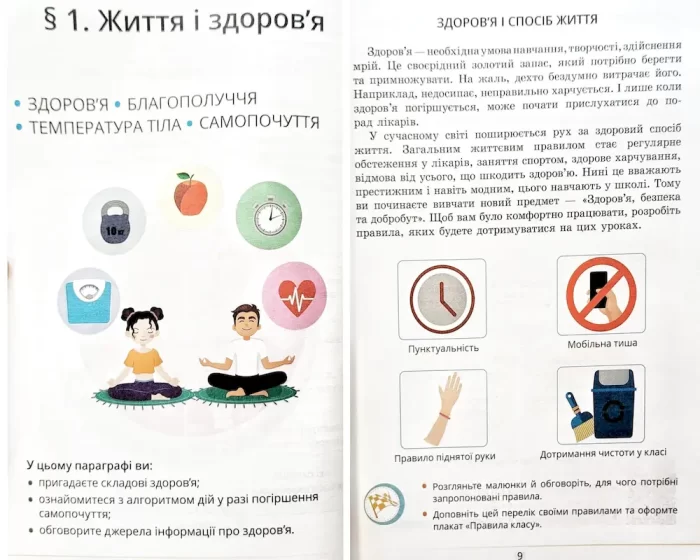 Здоров’я, безпека та добробут. Підручник для 5 класу - Зображення 3