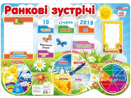 Плакат. Ранкові зустрічі - Ранок