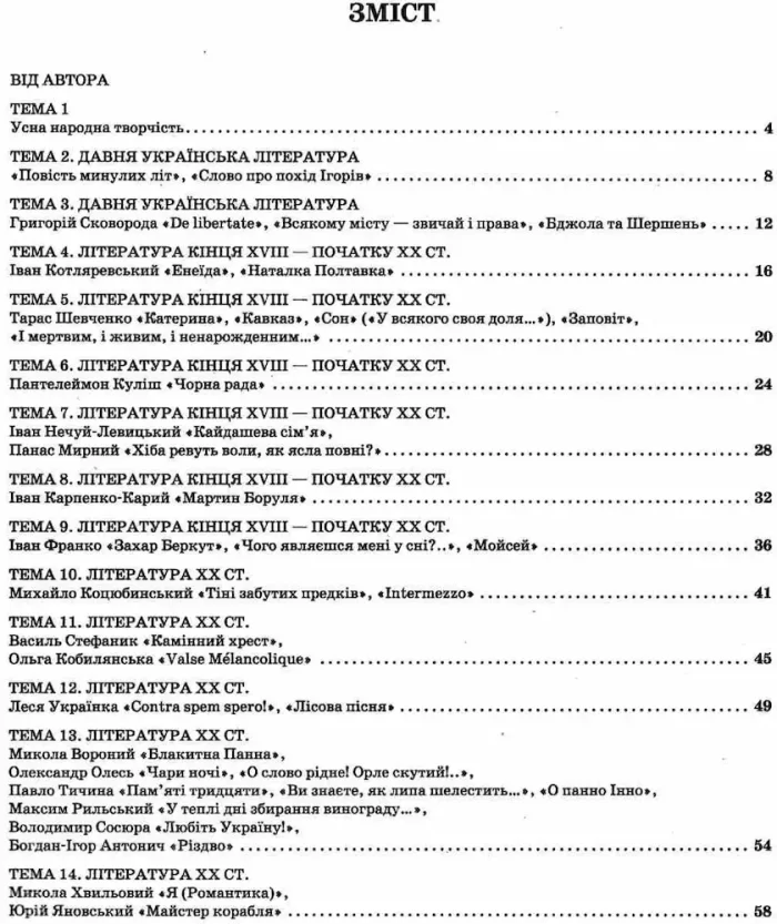 ЗНО Українська література 2022р. Збірник тестових завдань - Зображення 2