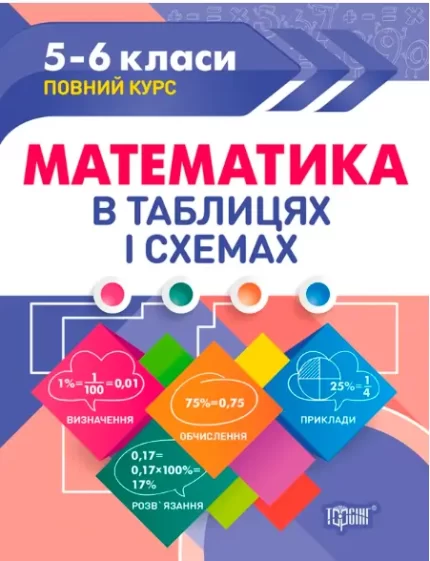 Математика в таблицях і схемах. 5-6 класи - Торсінг