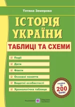 Історія України. Таблиці та схеми - Підручники і посібники