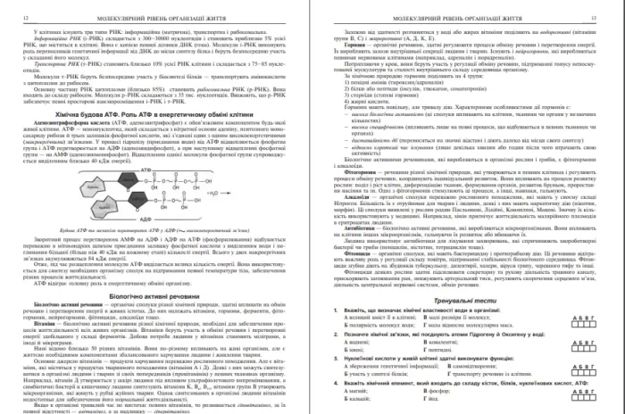 Біологія. ЗНО та НМТ. Комплексне видання. ЗНО та НМТ. 2025 | Олійник І. В. - Зображення 2