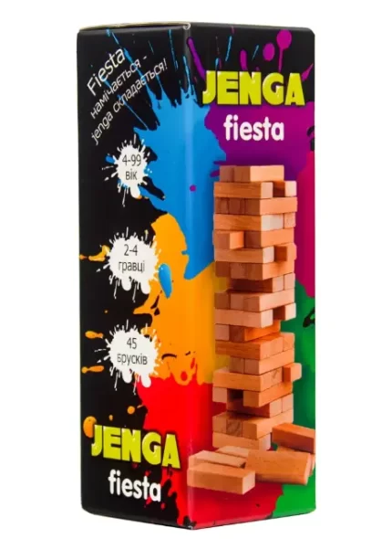 Настільна гра Jenga Fiesta дженга -