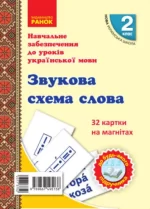 НУШ Навчальне забезпечення до уроків української мови. Звукова схема слова. 2 клас - Ранок