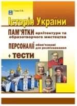 Історія України. Пам'ятки архітектури та образотворчого мистецтва. Персоналії + тести - Абетка