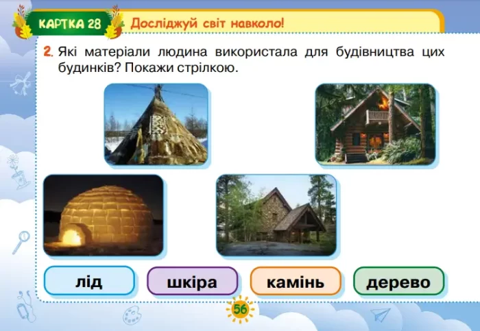 Картки з курсу Я досліджую світ 1 клас. - Зображення 2