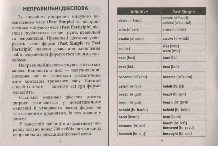 Неправильні дієслова англійської мови - Зображення 2