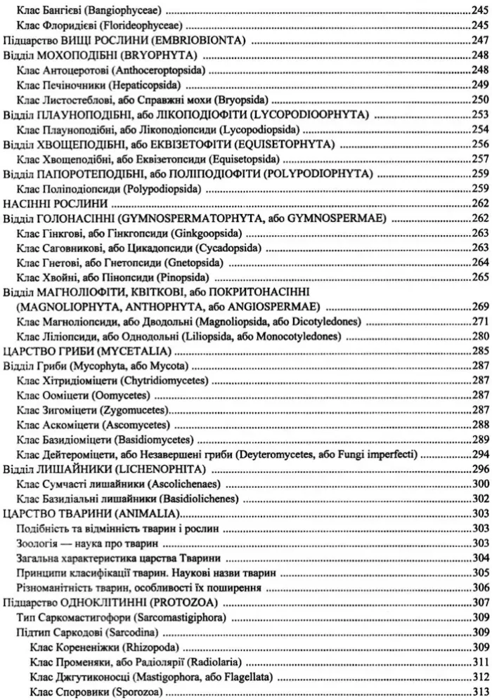 Біологія. Довідник для школярів та абітурієнтів - Зображення 3