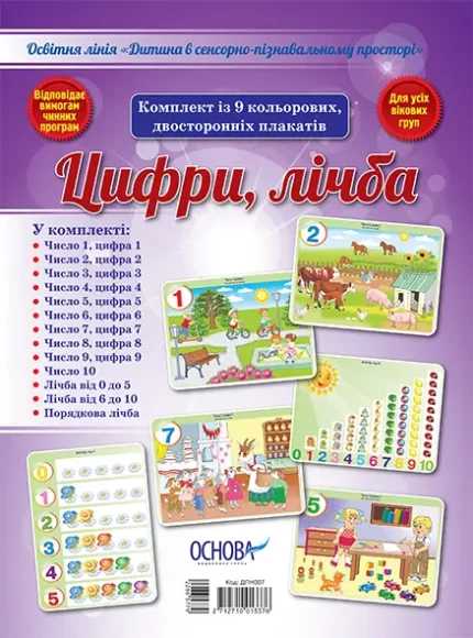 Комплект плакатів "Цифри