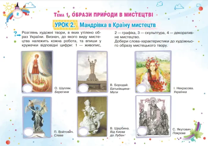 Мистецтво. Образотворче мистецтво. 4 клас. Альбом - Зображення 3