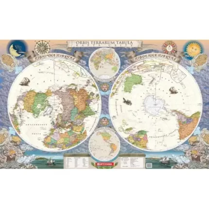 Політична карта півкуль