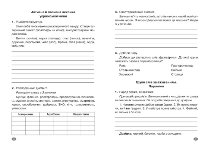 Без репетитора. Українська мова. 6 клас. Лексикологія. Словотвір. Іменник - Зображення 2