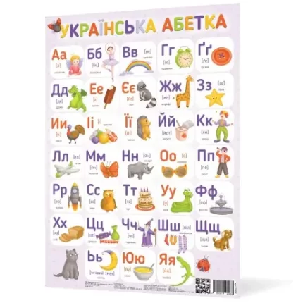 Плакат Українська абетка -