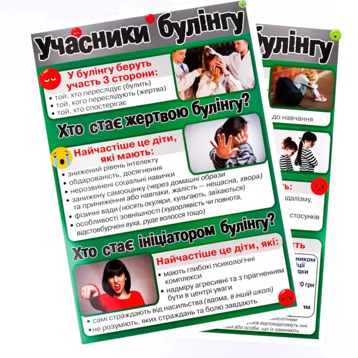 Плакати для оформлення класу: Обережно булінг - Зображення 2