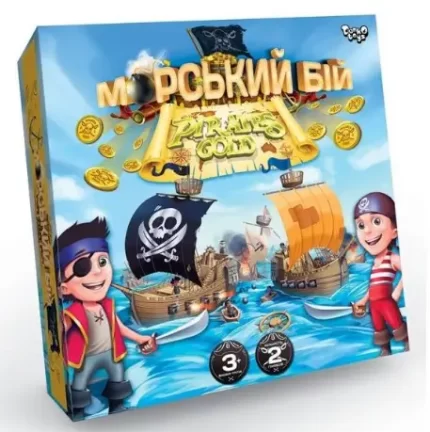 Настільна гра Морський бій. Pirates Gold -