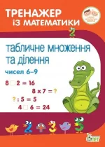 Тренажер із математики. Табличне множення та ділення чисел 6-9 - ПЕТ