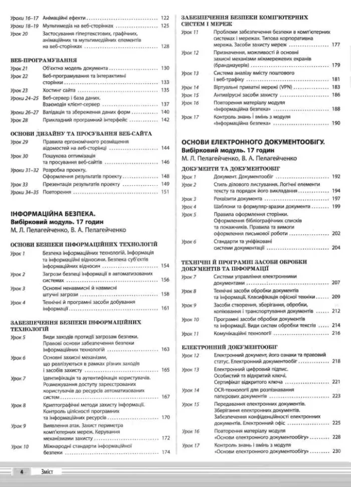 Мій конспект. Розробки уроків. Інформатика 10-11 класи. Рівень стандарту - Зображення 3