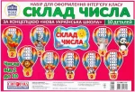 Набір карток. Склад числа. Повітряні кульки - Світогляд