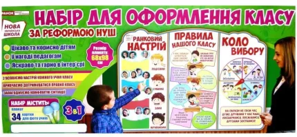 Стенд «Ранковий настрій. Правила нашого класу. Коло вибору» - Ранок