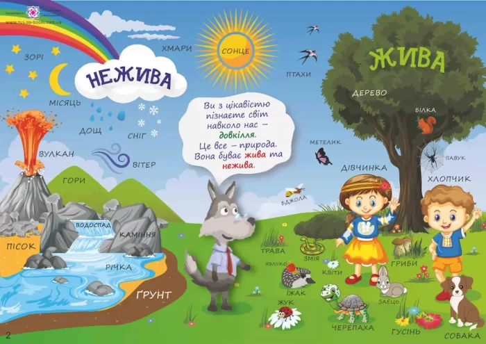Тематичний тиждень - 4 «Моє довкілля». 1 клас: дидактичні матеріали - Зображення 3