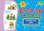 English : flashcards. Where you are? Where you go? Де ти? Куди рухаєшся? Набір карток англійською мовою - Підручники і посібники