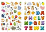 Книга English ABC. 65 наліпок. Перші розвивальні наліпки - Зображення 2