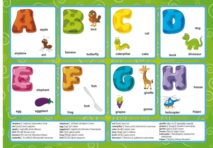 Книга English ABC. 65 наліпок. Перші розвивальні наліпки - Зображення 3