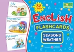 English : flashcards. Seasons. Weather Пори року. Погода. Набір карток англійською мовою - Підручники і посібники