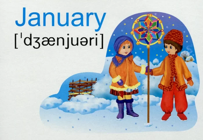 English : flashcards. Seasons. Weather Пори року. Погода. Набір карток англійською мовою - Зображення 2