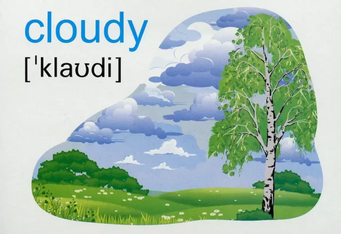 English : flashcards. Seasons. Weather Пори року. Погода. Набір карток англійською мовою - Зображення 4