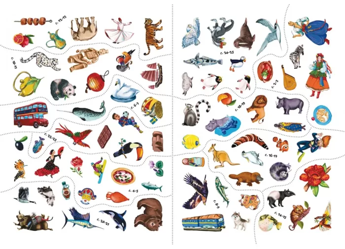 Школа чомучки. Атлас світу. 80 розвивальних наліпок - Зображення 2