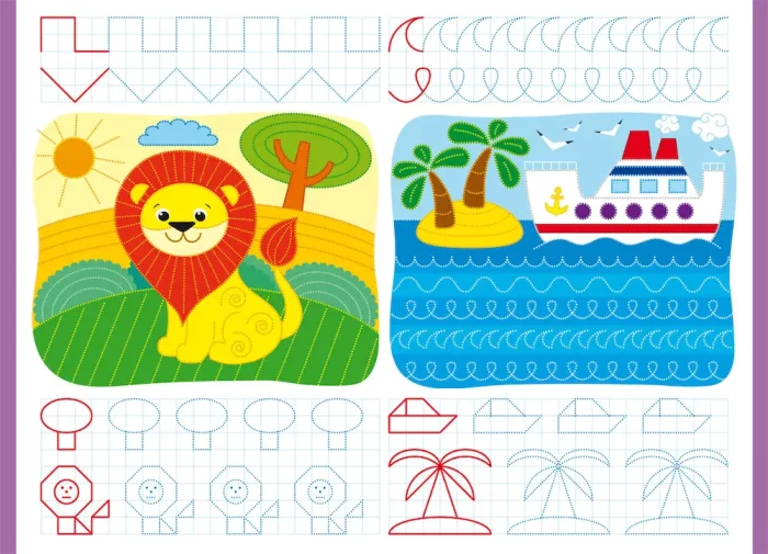 Перші багаторазові прописи. Готуємо руку до письма. Навчаємося писати правильно - Зображення 2