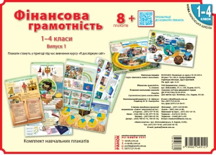 НУШ Фінансова грамотність. 1-4 класи. Плакати - Ранок