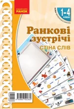 НУШ Ранкові зустрічі. Плакат. Стіна слів. 1-4 класи. -