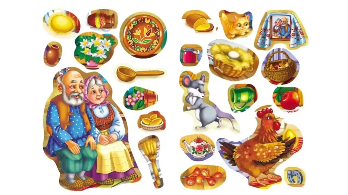 Курочка Ряба. Казки з наліпками. 30 наліпок - Зображення 2