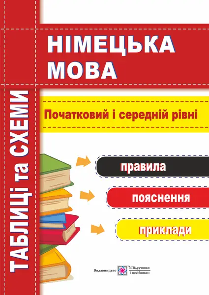 Німецька мова. Таблиці та схеми. Початковий і середній рівні - Підручники і посібники