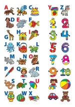 English for Kids — Алфавіт і цифри. Alphabet and Numbers - Зображення 4