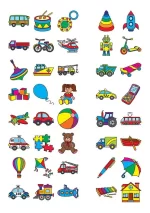 English for Kids . Іграшки і транспорт. Toys and Transport - Зображення 5