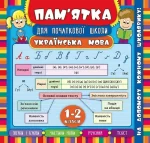 Пам’ятка для початкової школи — Українська мова. 1-2 класи - УЛА