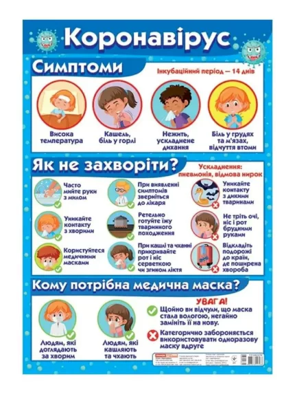 Плакат Коронавірус - Ранок