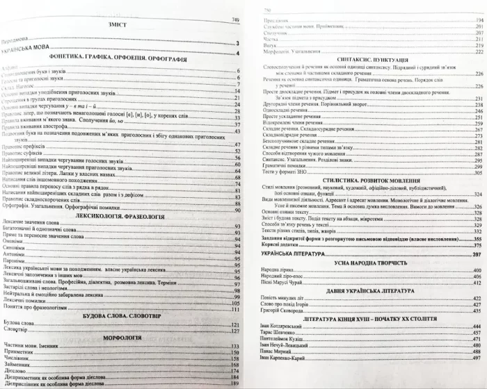 Українська мова і література. Комплексне видання для підготовки до ЗНО та ДПА 2023 - Зображення 2