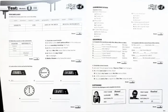 Full Blast Plus 5. Test Booklet - Зображення 3