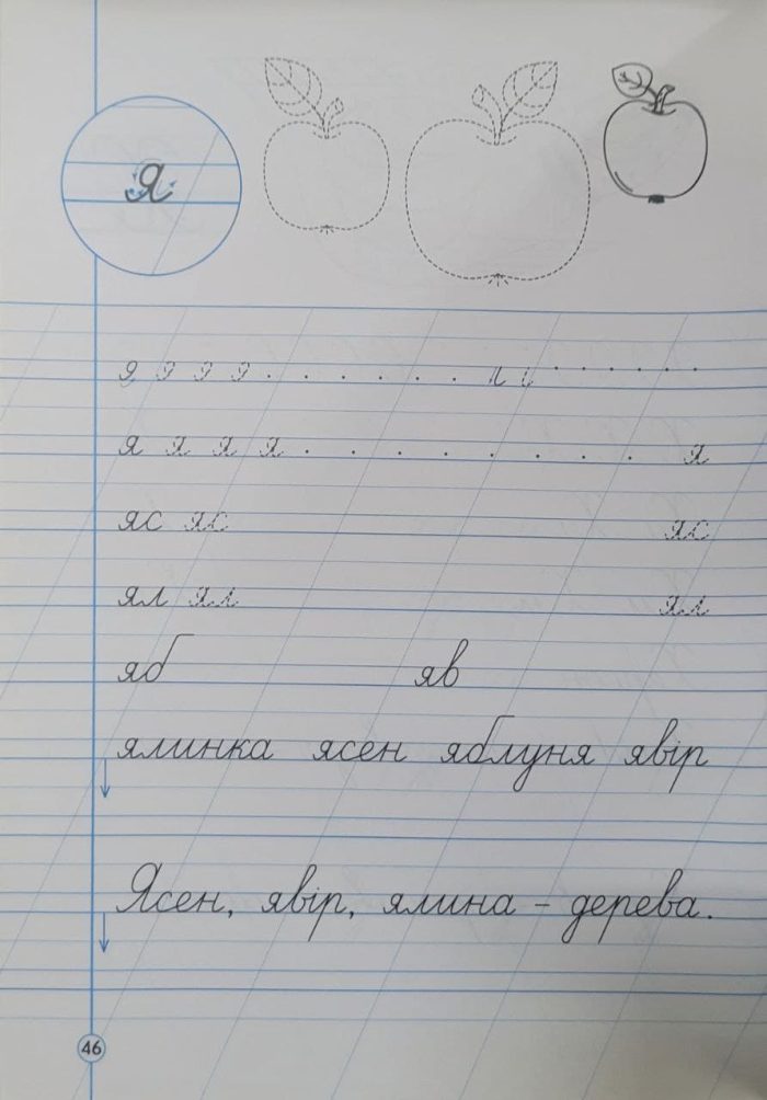 Каліграфічні прописи. Робочий зошит. 1 клас | Скороходова Н.О. - Зображення 4