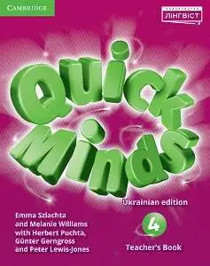 Книга Quick Minds 4 Teacher’s Book. Ukrainian edition - Cambridge University Press