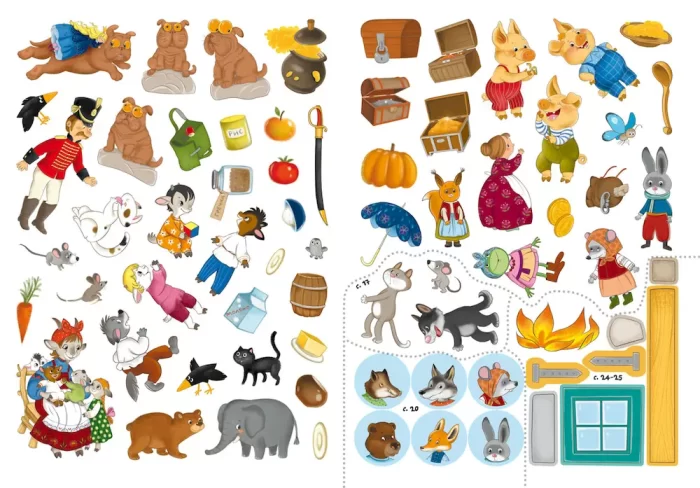 Розвиваємо логіку з казкою. 70 розвивальних наліпок. Школа чомучки - Зображення 3