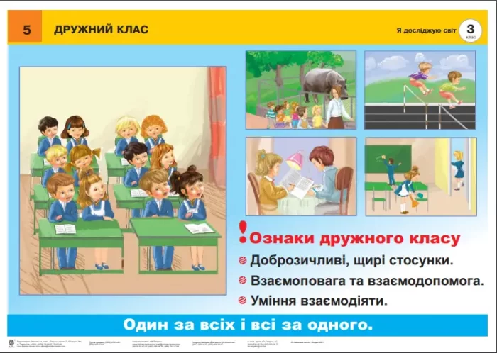 Я досліджую світ. 3 клас. Таблиці. НУШ - Зображення 2