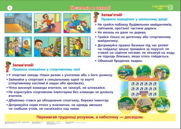 Я досліджую світ. 2 клас. Таблиці. НУШ - Зображення 2