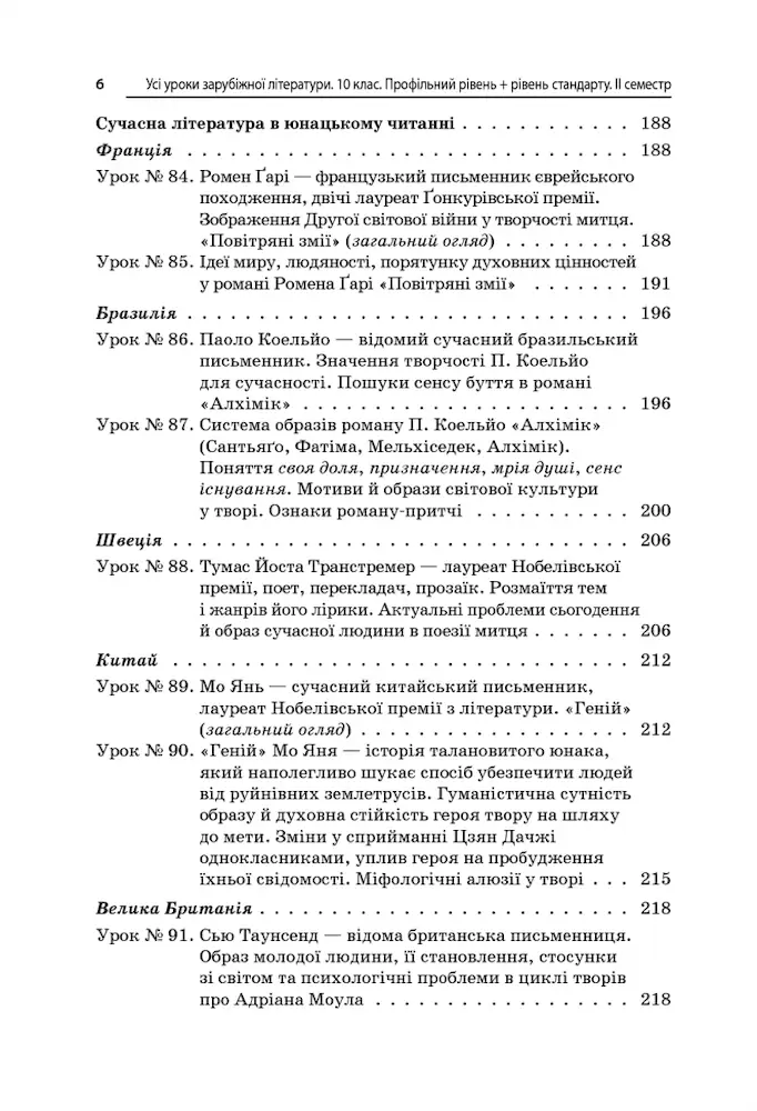 Усі уроки зарубіжної літератури 10-й клас 2 семестр - Зображення 5